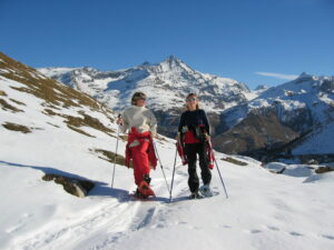 randonnée en raquettes à Courchevel