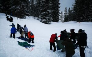 activité de team-building orignale en montagne