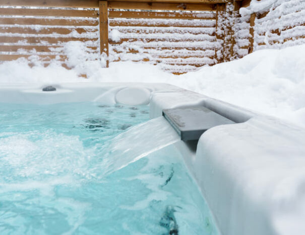 séance spa au séminaire ski aux Orres